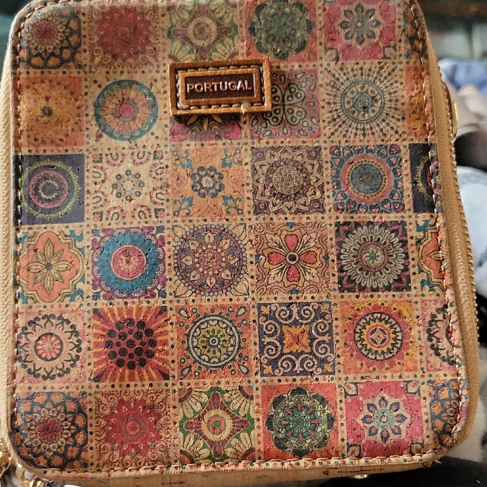 Mosaic Pattern Cosmetic Bag